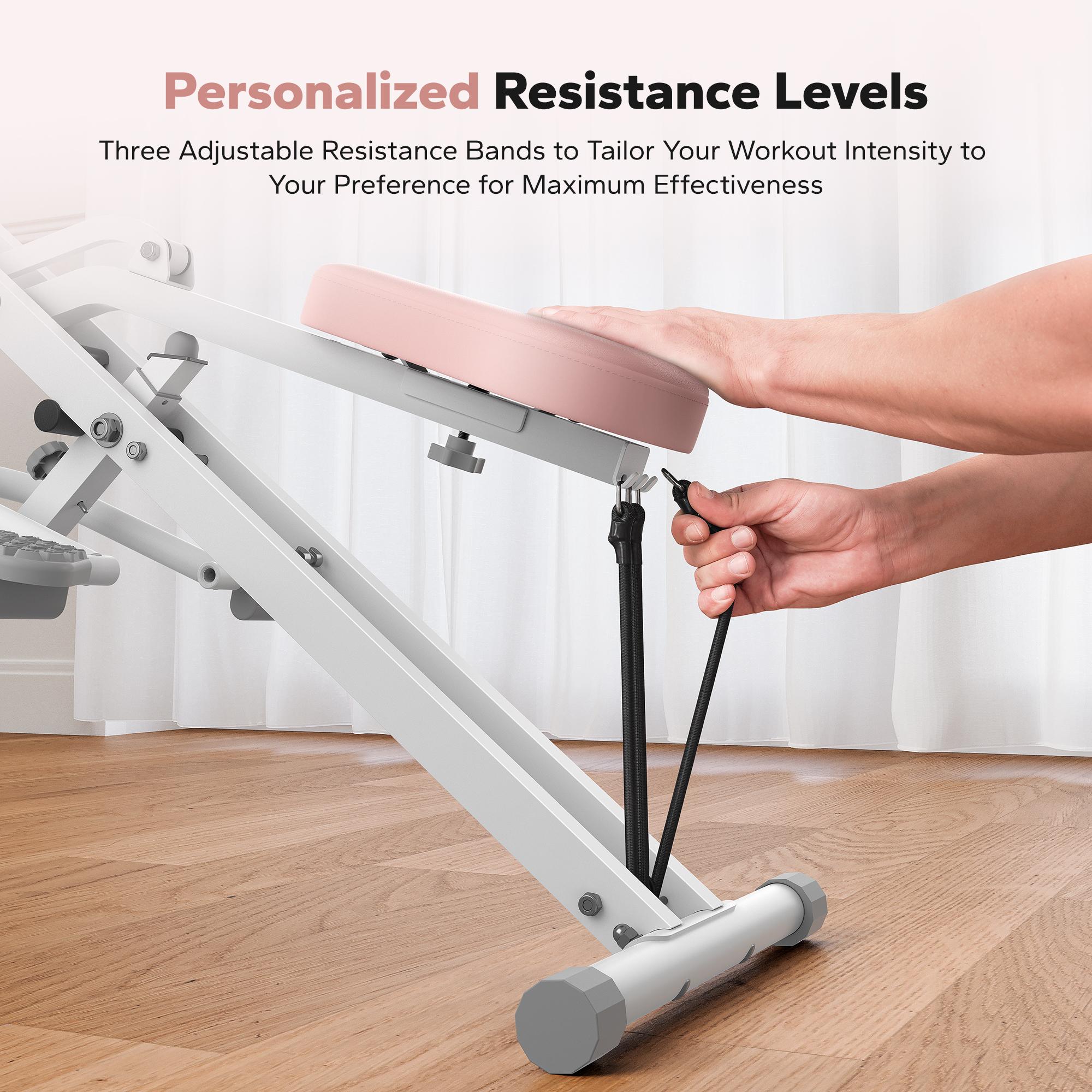 2-in-1 Squat Rowing Machine, 350LBS Weight Capacity Adjustable Resistance Trainer with LCD Monitor, Full Body Workout Equipment for Home Gym